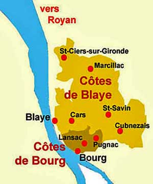 vignesetvins oenotourisme Blaye Côtes de Bordeaux Côtes de Bourg